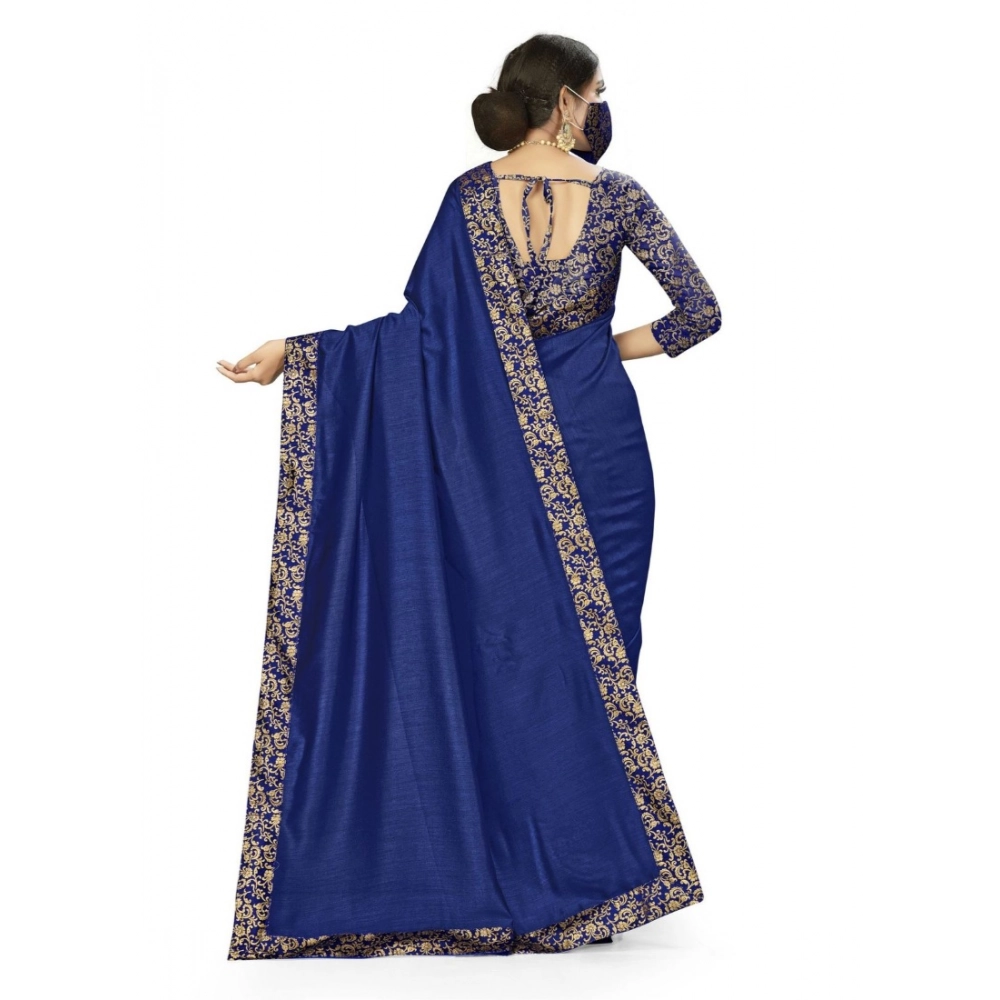 generic women's silk blend saree (neavy blue, 5 6mtrs) generic women's silk blend saree (neavy blue, 5 6mtrs)
