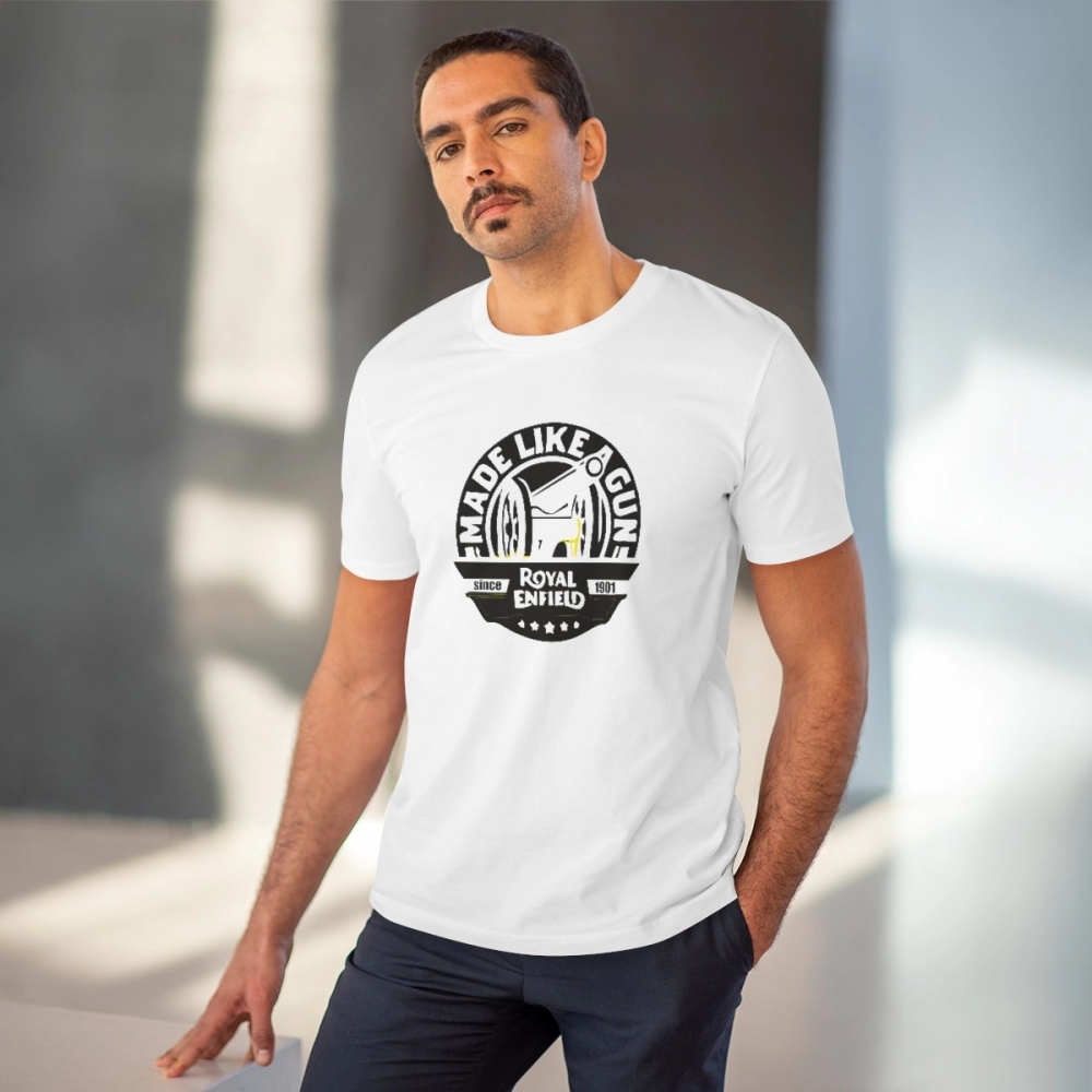 generic men's pc cotton bike ride design printed t shirt (color: white, thread count: 180gsm) generic men's pc cotton bike ride design printed t shirt (color: white, thread count: 180gsm)