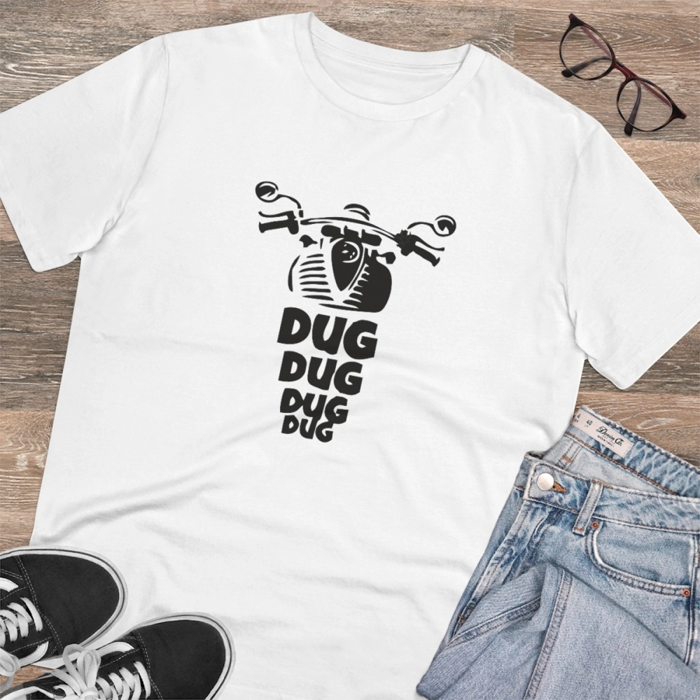 generic men's pc cotton bike ride design printed t shirt (color: white, thread count: 180gsm) generic men's pc cotton bike ride design printed t shirt (color: white, thread count: 180gsm)