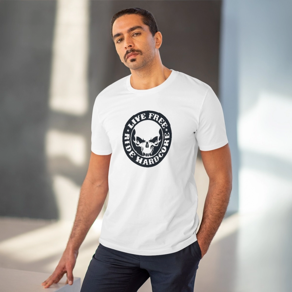 generic men's pc cotton bike ride design printed t shirt (color: white, thread count: 180gsm) generic men's pc cotton bike ride design printed t shirt (color: white, thread count: 180gsm)