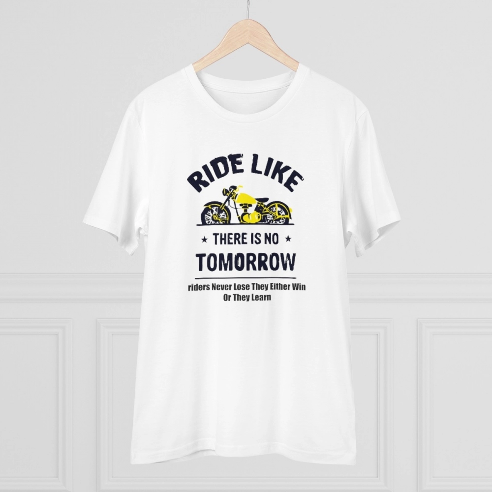 generic men's pc cotton bike ride design printed t shirt (color: white, thread count: 180gsm) generic men's pc cotton bike ride design printed t shirt (color: white, thread count: 180gsm)