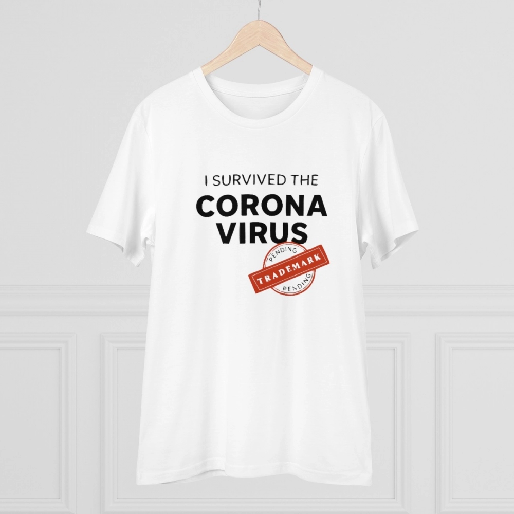 generic men's pc cotton i survived corona virus printed t shirt (color: white, thread count: 180gsm) generic men's pc cotton i survived corona virus printed t shirt (color: white, thread count: 180gsm)