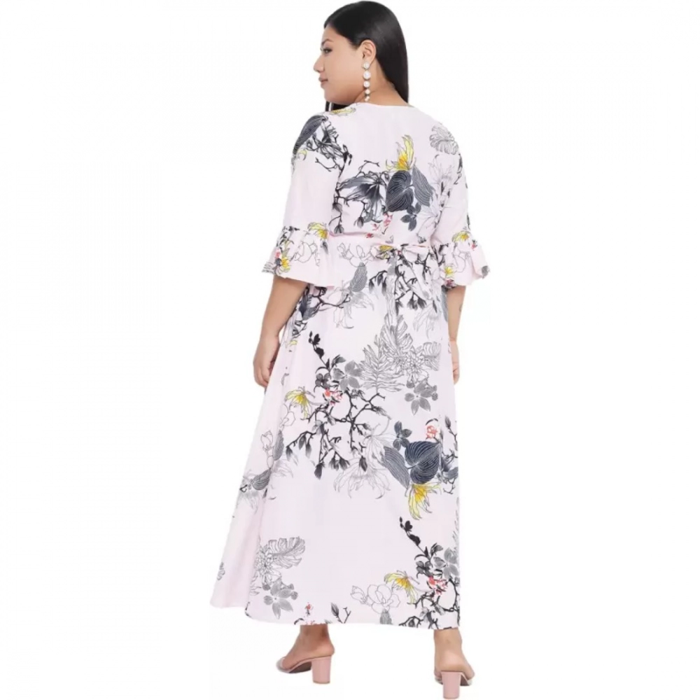 generic women's fit and flare white dress (color:white, material:polyester) generic women's fit and flare white dress (color:white, material:polyester)