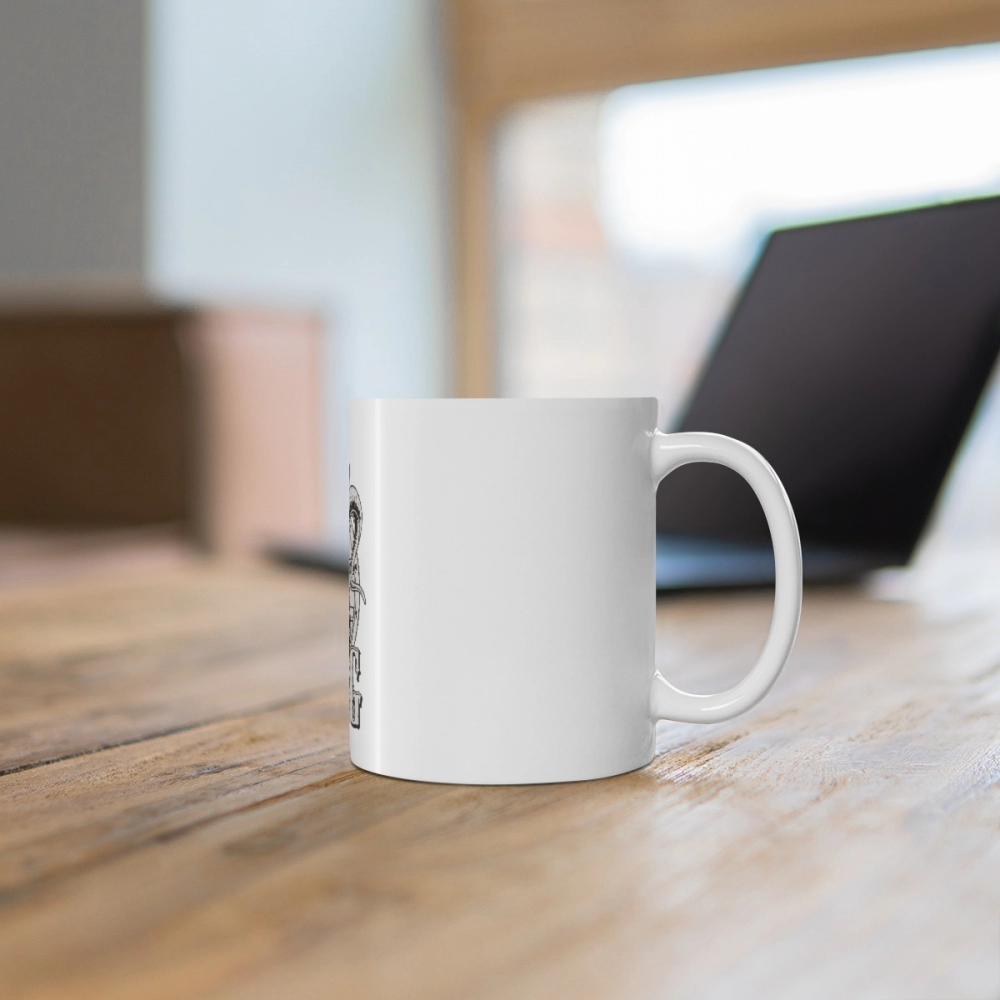 generic ceramic gorila desing printed coffee mug (color: white, capacity:330ml) generic ceramic gorila desing printed coffee mug (color: white, capacity:330ml)