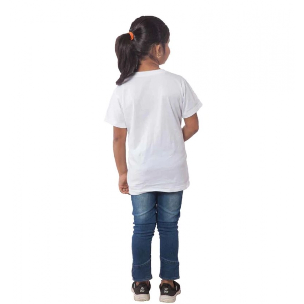 generic girls cotton panda glass half sleeve tshirt (white) generic girls cotton panda glass half sleeve tshirt (white)