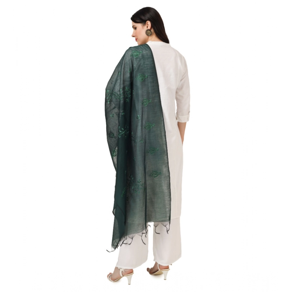 generic women's cotton embroidered dupatta (green, length: 2.25 to 2.50 mtr) generic women's cotton embroidered dupatta (green, length: 2.25 to 2.50 mtr)
