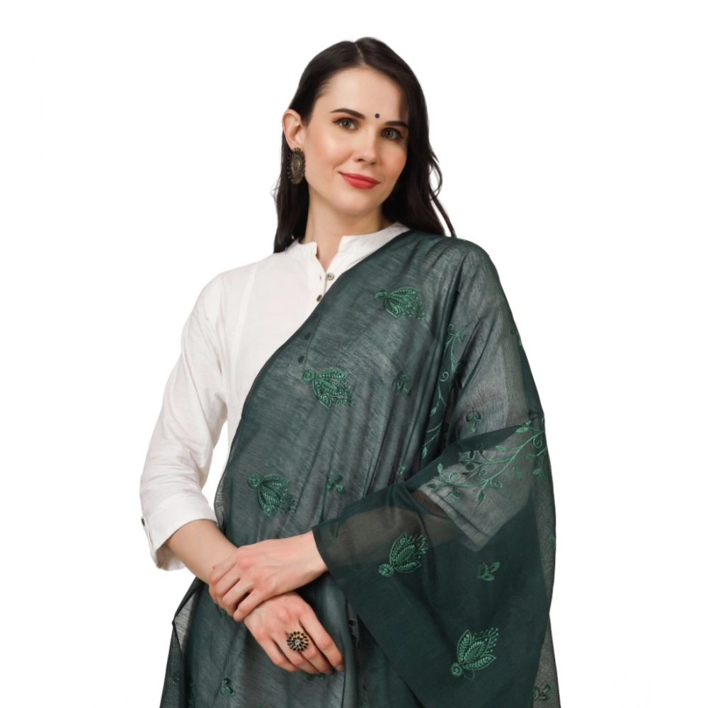 generic women's cotton embroidered dupatta (green, length: 2.25 to 2.50 mtr) generic women's cotton embroidered dupatta (green, length: 2.25 to 2.50 mtr)