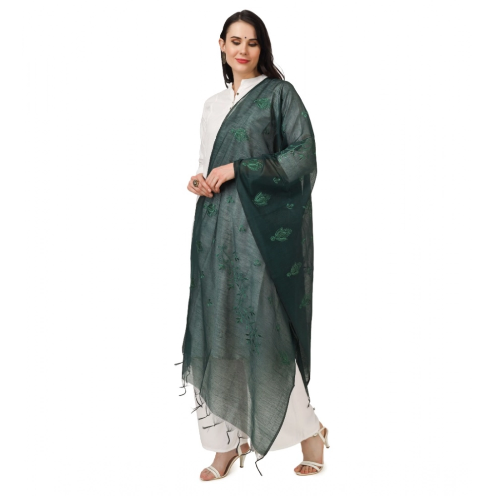generic women's cotton embroidered dupatta (green, length: 2.25 to 2.50 mtr) generic women's cotton embroidered dupatta (green, length: 2.25 to 2.50 mtr)