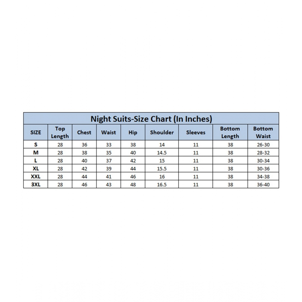 generic women's casual half sleeve printed viscose rayon shirt with pyjama pant night suit set (green) generic women's casual half sleeve printed viscose rayon shirt with pyjama pant night suit set (green)