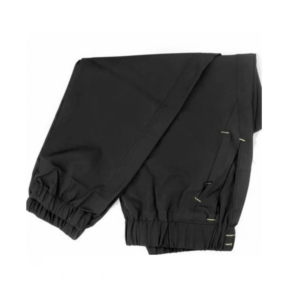 generic men's polyster solid track pant lower (black) generic men's polyster solid track pant lower (black)