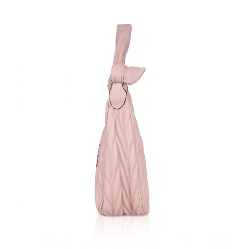 generic women's faux leather textured handbag (pink) generic women's faux leather textured handbag (pink)