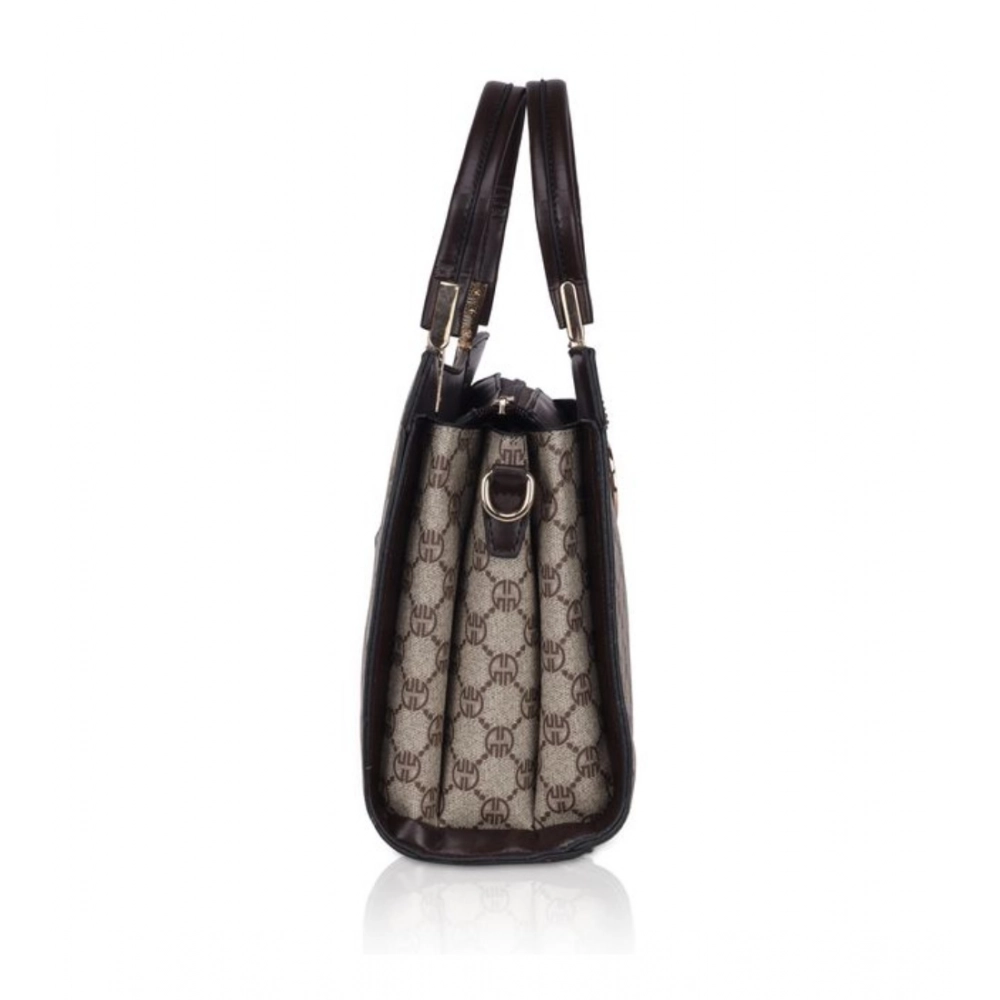 generic women's faux leather printed handbag (coffee) generic women's faux leather printed handbag (coffee)