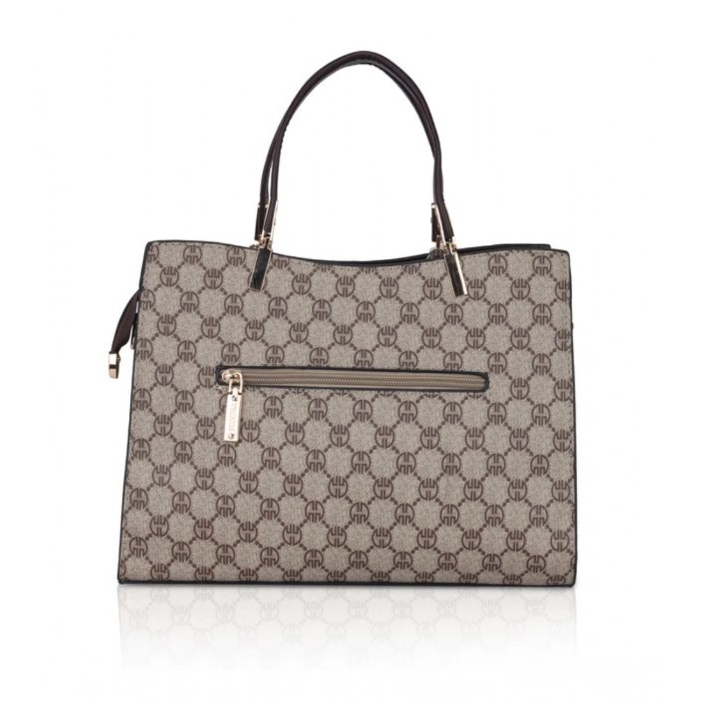 generic women's faux leather printed handbag (coffee) generic women's faux leather printed handbag (coffee)