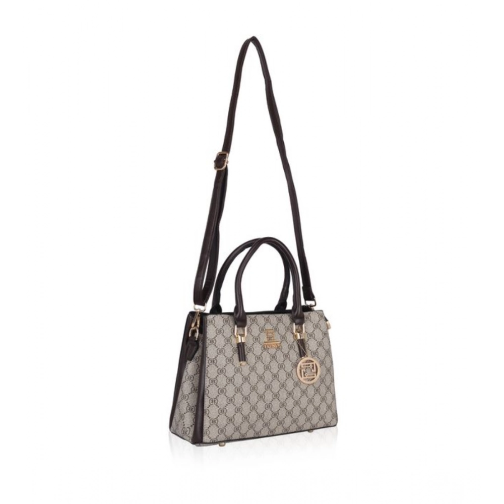 generic women's faux leather printed handbag (coffee) generic women's faux leather printed handbag (coffee)