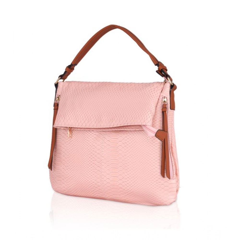 generic women's faux leather textured sling bag (pink) generic women's faux leather textured sling bag (pink)