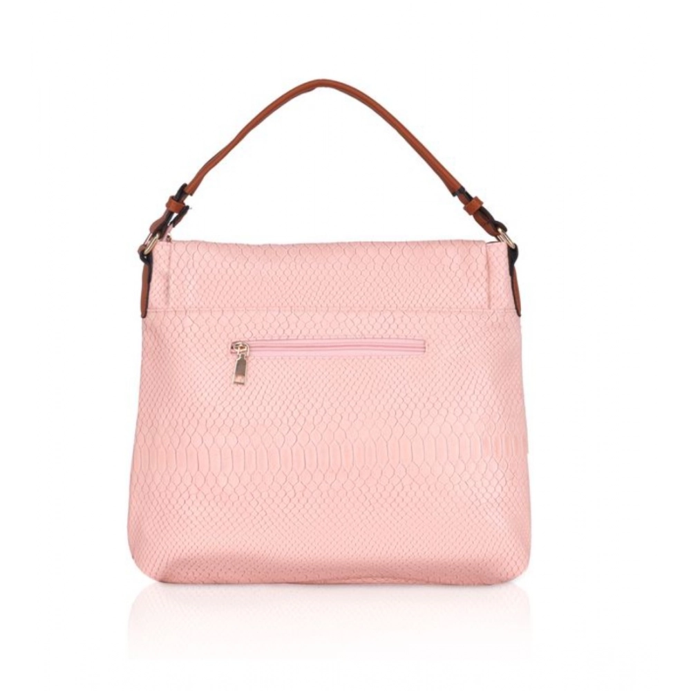 generic women's faux leather textured sling bag (pink) generic women's faux leather textured sling bag (pink)