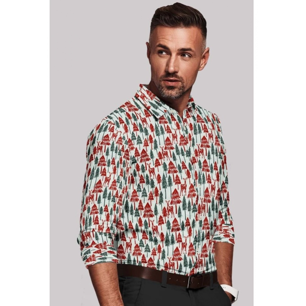 generic men's cotton blended printed full sleeve shirt (multicolor) generic men's cotton blended printed full sleeve shirt (multicolor)