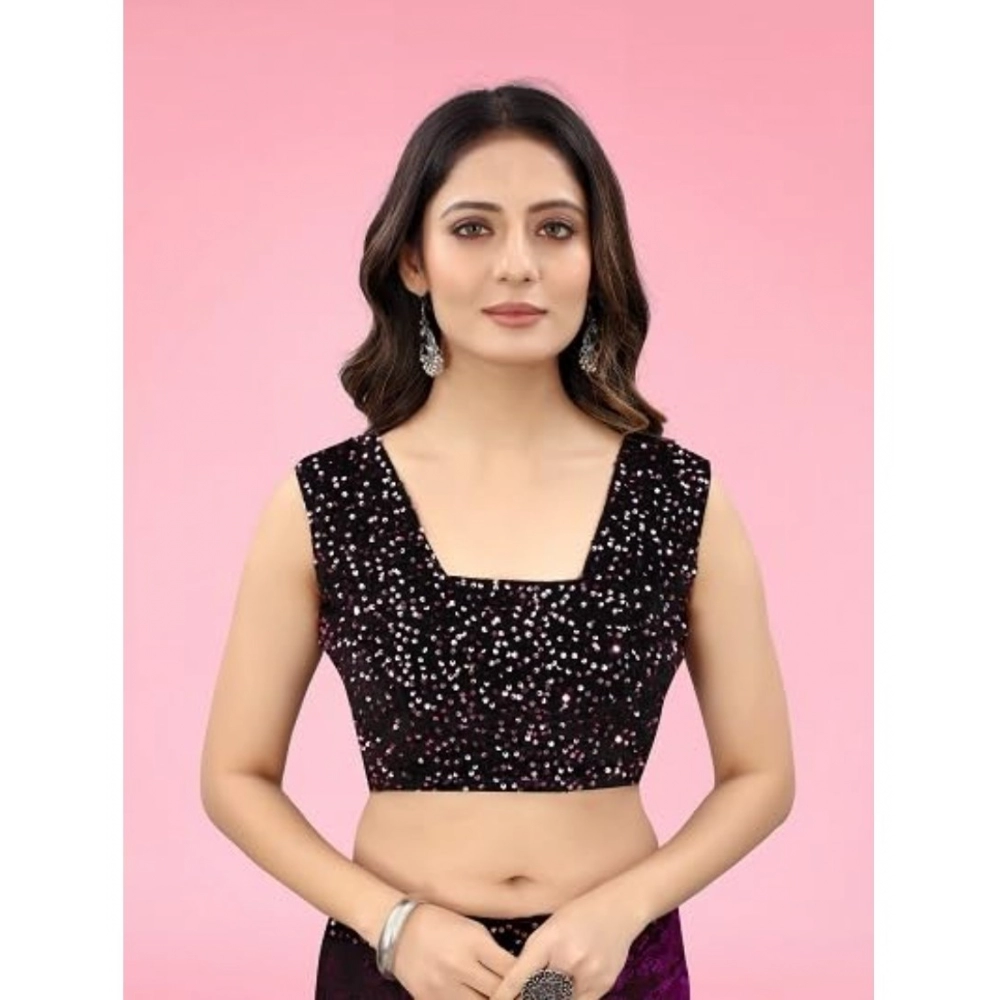 generic women's lycra floral saree with unstitched blouse (wine, 5.5 mtr) generic women's lycra floral saree with unstitched blouse (wine, 5.5 mtr)