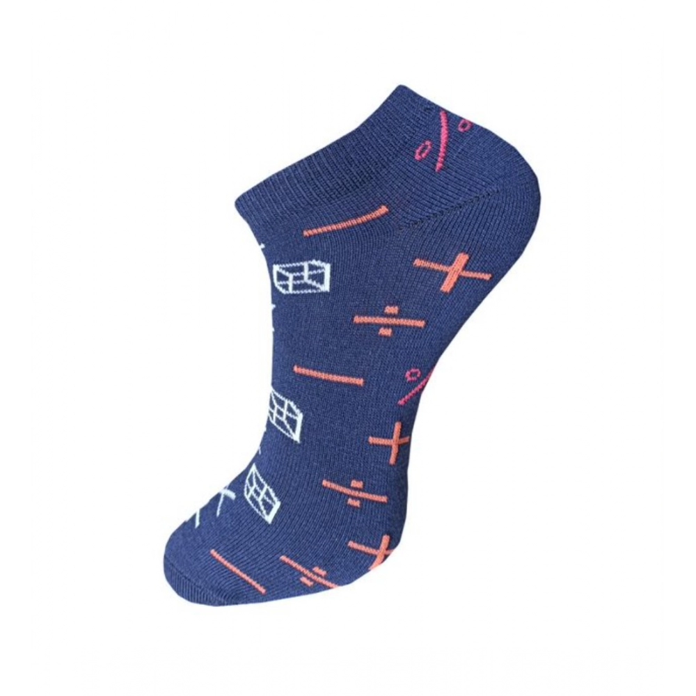 generic 3 pair set unisex casual cotton printed ankle length socks (multicolor) generic 3 pair set unisex casual cotton printed ankle length socks (multicolor)