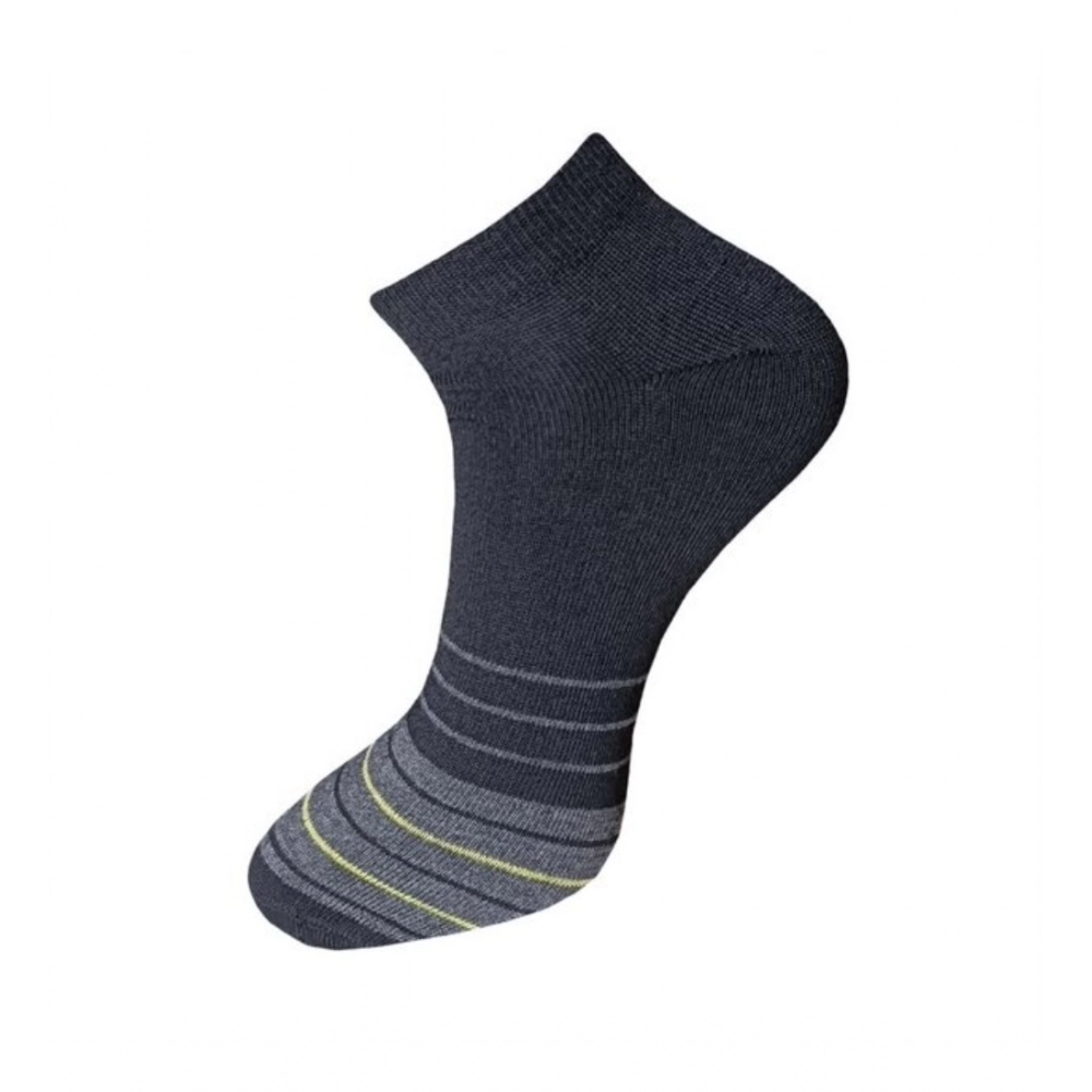generic 3 pair set unisex casual cotton striped ankle length socks (multicolor) generic 3 pair set unisex casual cotton striped ankle length socks (multicolor)