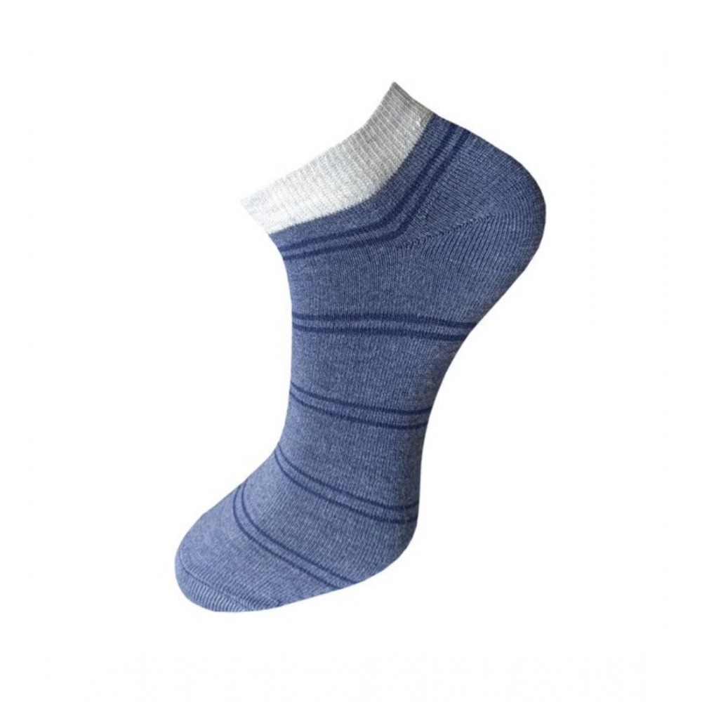 generic 3 pair set unisex casual cotton striped ankle length socks (multicolor) generic 3 pair set unisex casual cotton striped ankle length socks (multicolor)