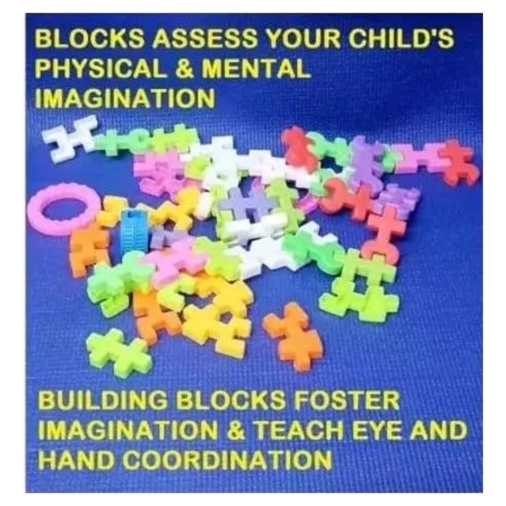 44 pcs set imagination puzzle block set | plastic | educational toys | 3+ years 44 pcs set imagination puzzle block set | plastic | educational toys | 3+ years