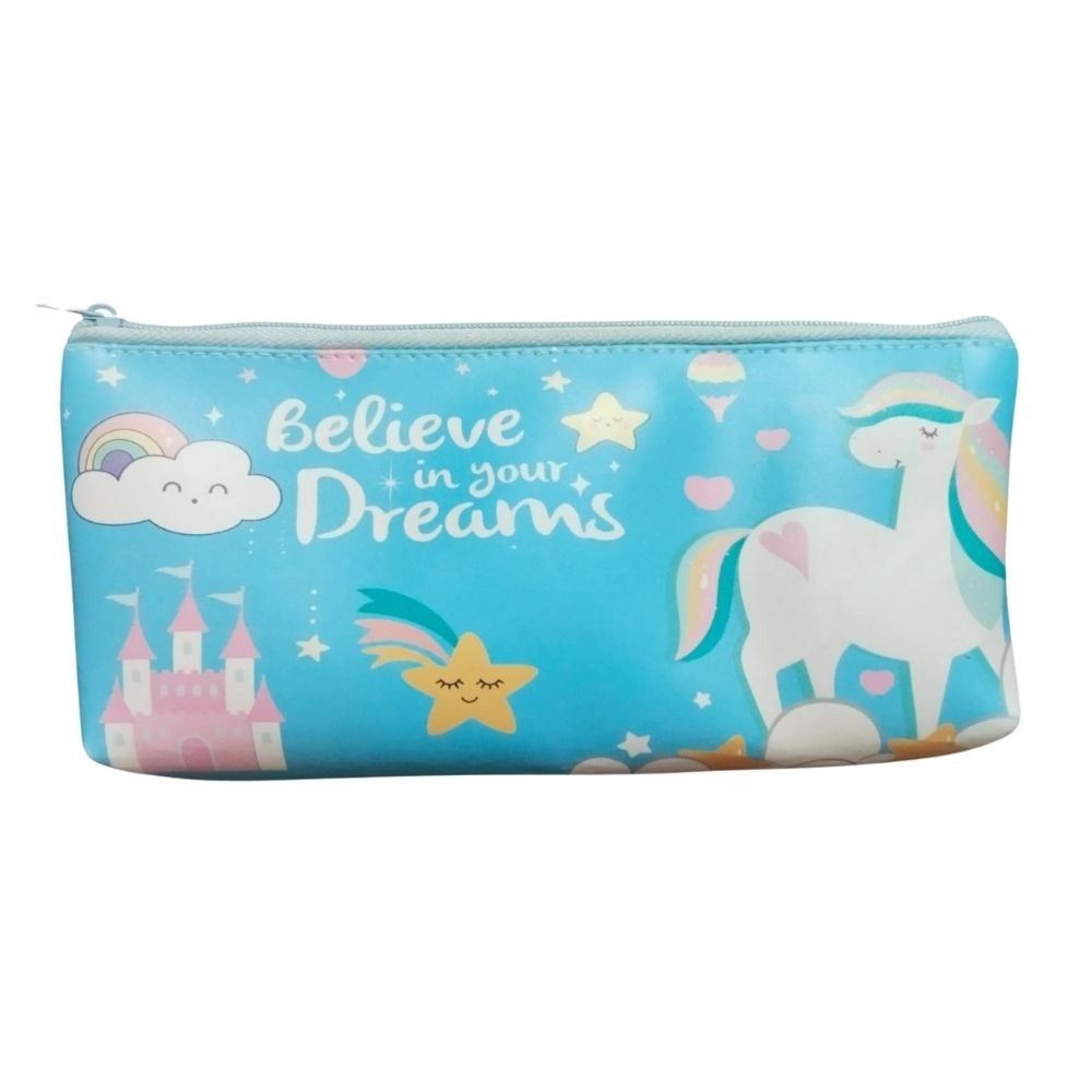 pack of 2 pencil poch belive in your dream | canvas | stationery | 3+ years pack of 2 pencil poch belive in your dream | canvas | stationery | 3+ years