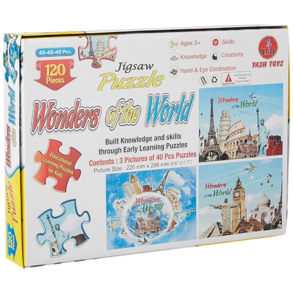 120 pcs jigsaw puzzle wonders of the world 120 pcs jigsaw puzzle wonders of the world