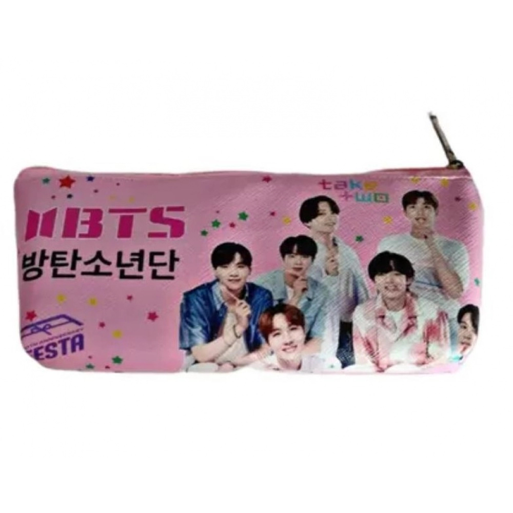 pack of 2 pencil pouch bts | canvas | stationery | 3+ years pack of 2 pencil pouch bts | canvas | stationery | 3+ years