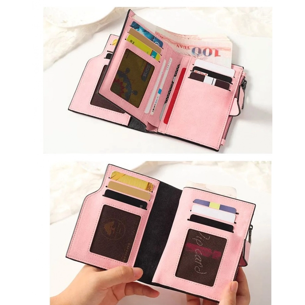 generic women's vegan leather small zipper wallet (roseglod) generic women's vegan leather small zipper wallet (roseglod)