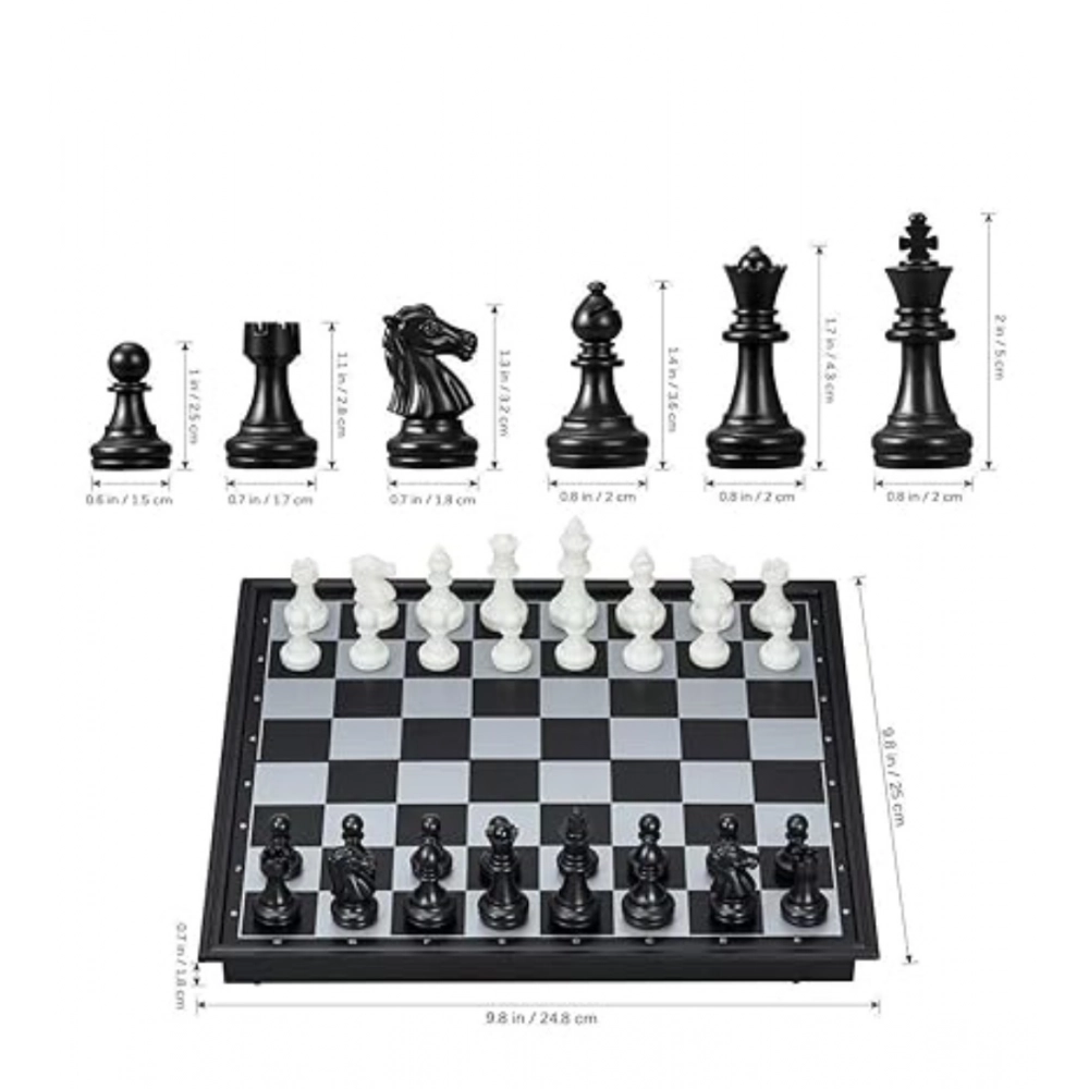 generic plastic chess board game for kids and adults (multicolor ) generic plastic chess board game for kids and adults (multicolor )