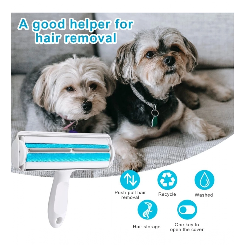 generic plastic dog hair remover roller (blue) generic plastic dog hair remover roller (blue)