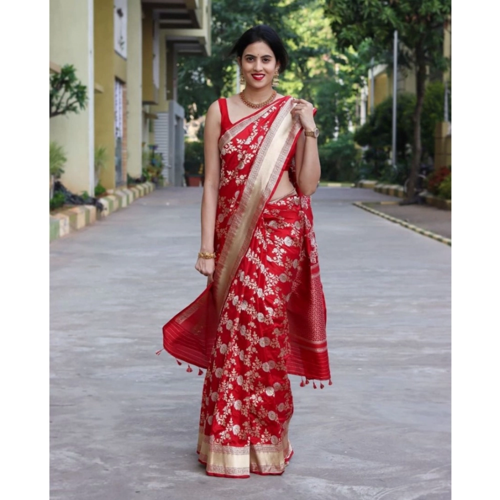 generic women's silk printed saree with unstitched blouse 5.5mtr (white) generic women's silk printed saree with unstitched blouse 5.5mtr (white)