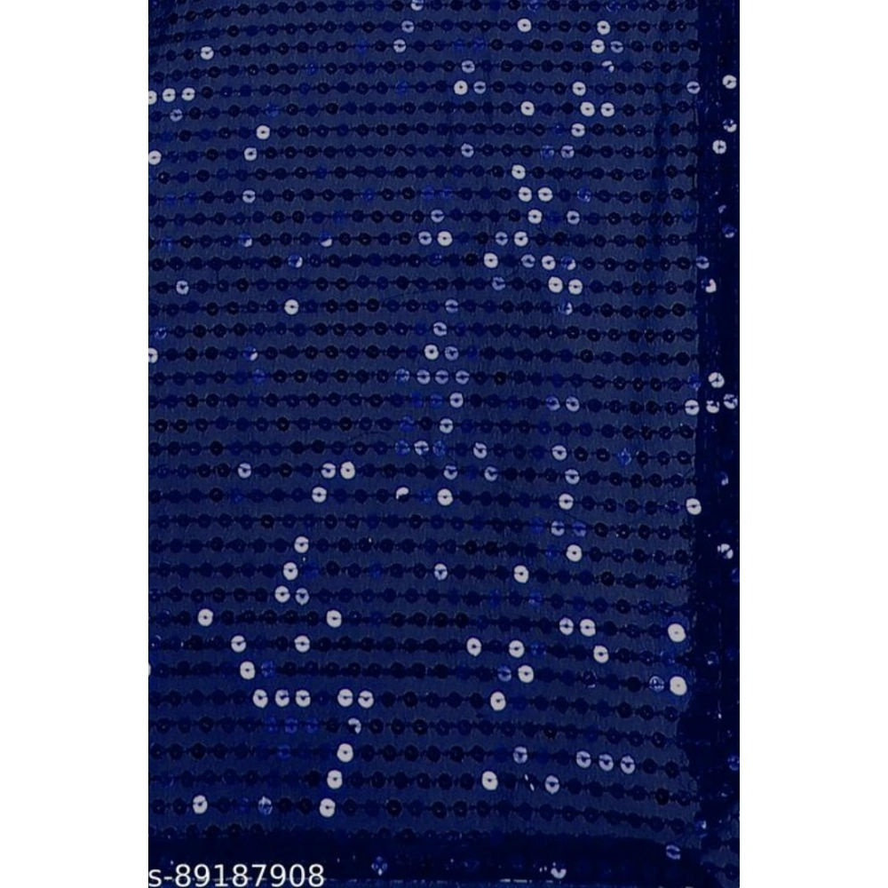 generic women's georgette embellished sequnece bollywood saree with unstitched blouse 5.5mtr (blue) generic women's georgette embellished sequnece bollywood saree with unstitched blouse 5.5mtr (blue)