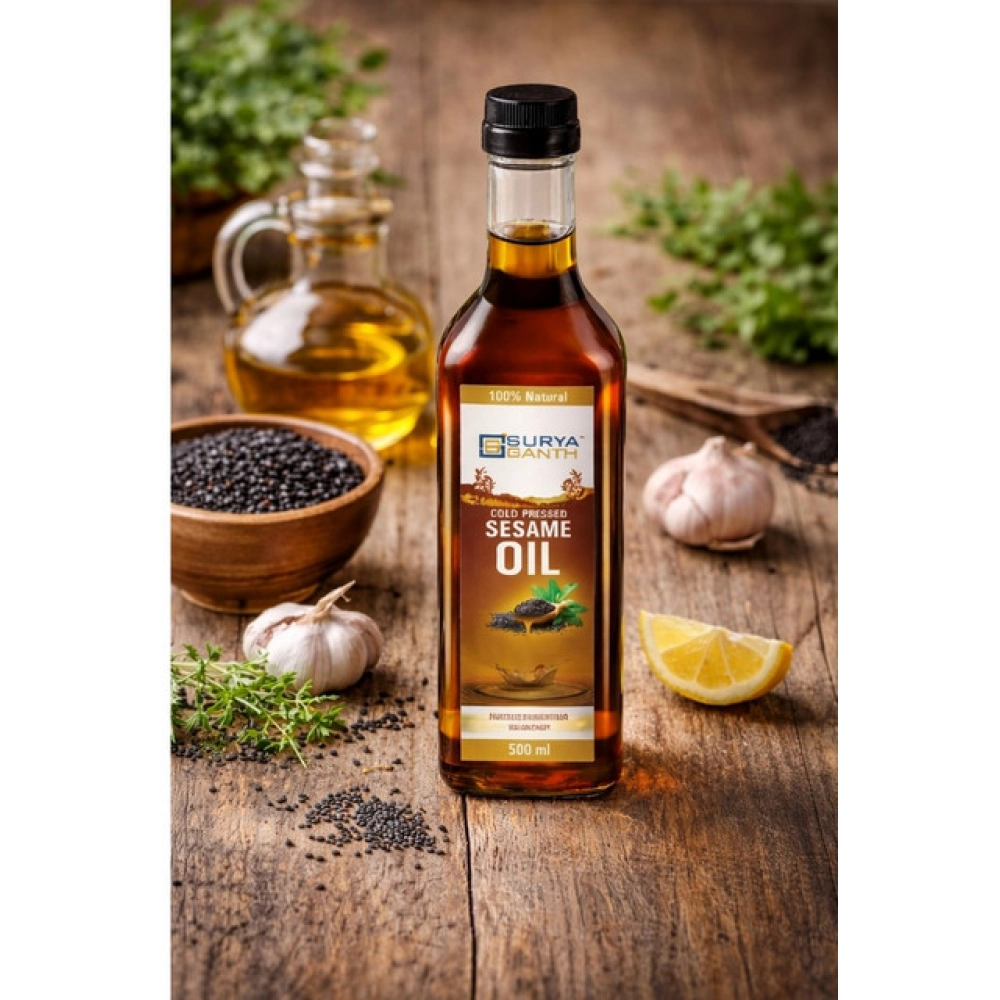 generic surya ganth cold pressed sesame oil (natural sedimentation) generic surya ganth cold pressed sesame oil (natural sedimentation)