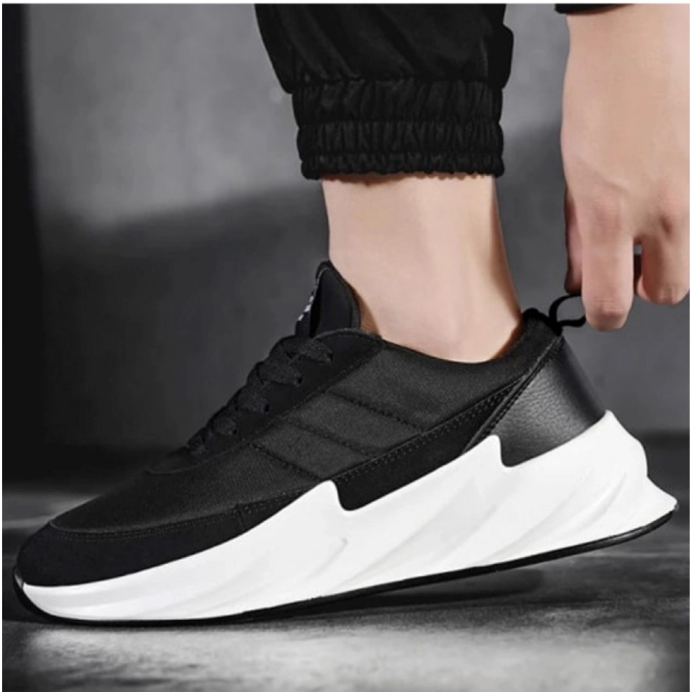 generic men's casual synthetic lace ups casual shoes (black) generic men's casual synthetic lace ups casual shoes (black)