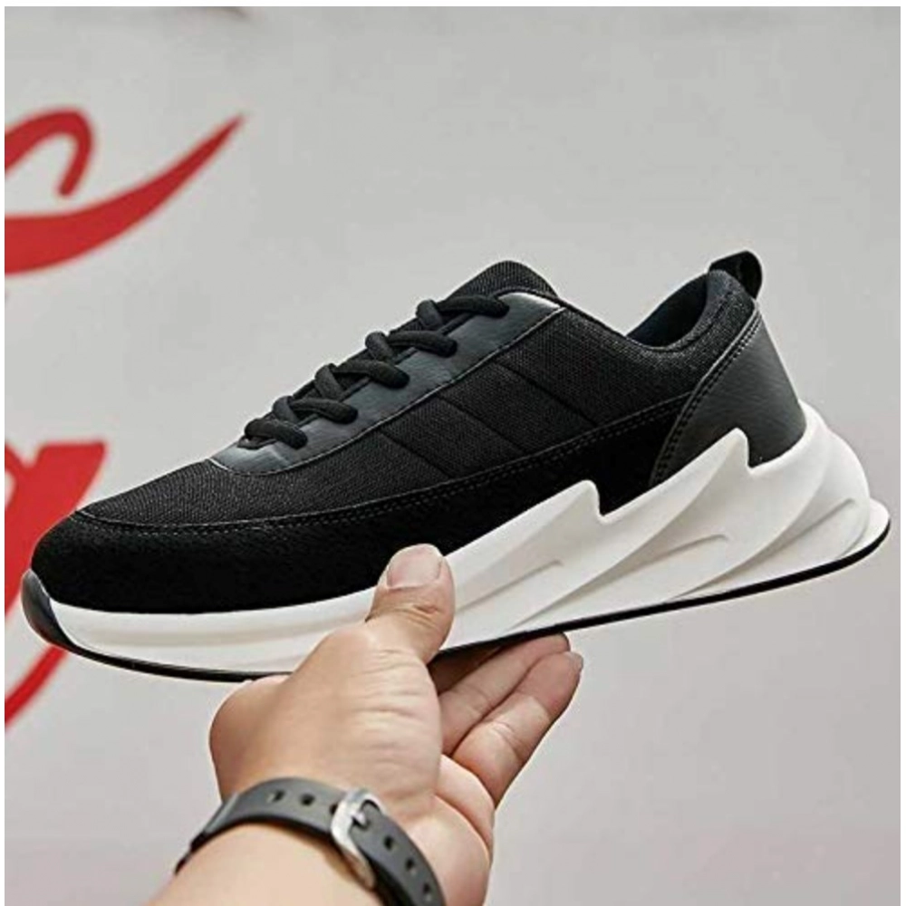 generic men's casual synthetic lace ups casual shoes (black) generic men's casual synthetic lace ups casual shoes (black)