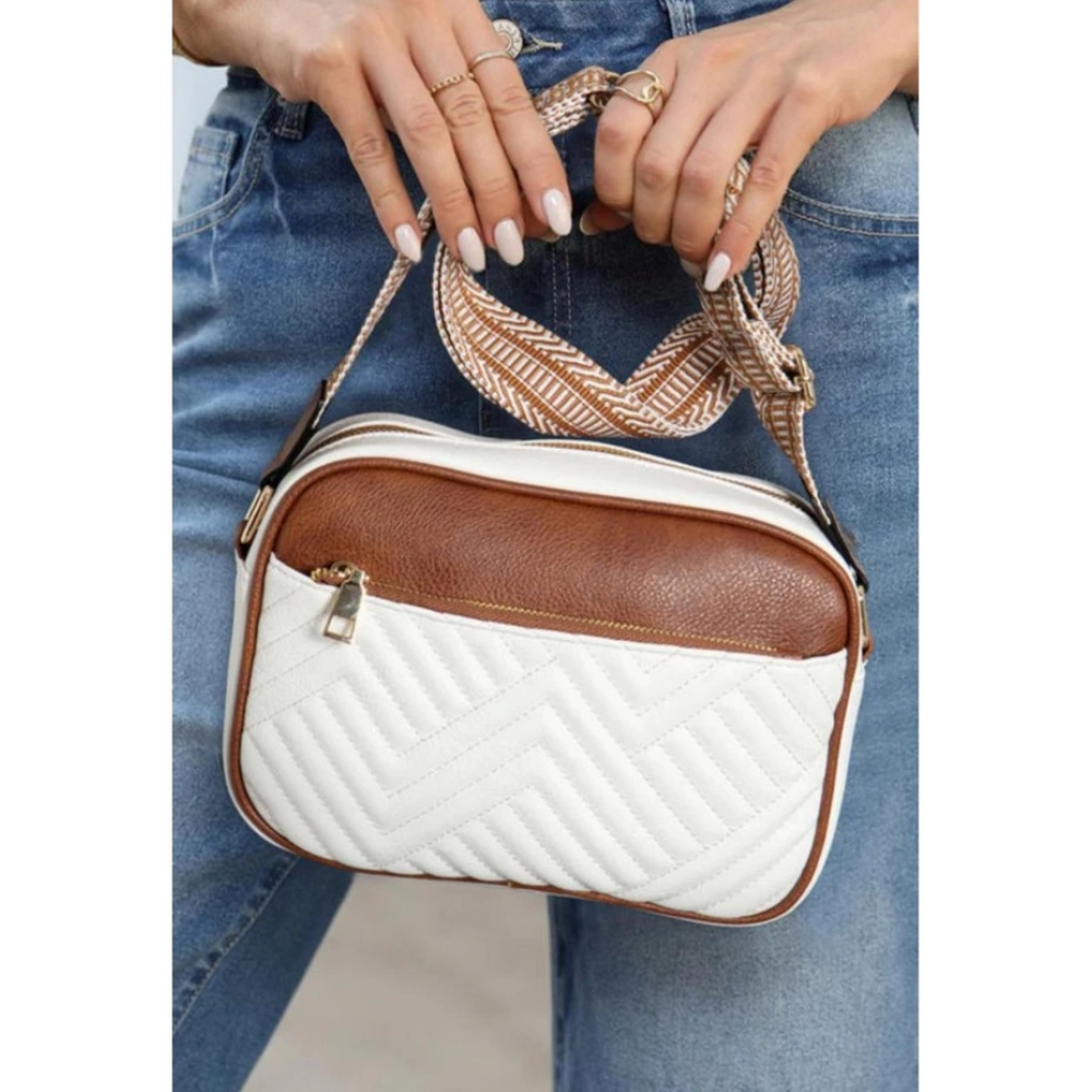 generic women's pu leather zipper sling bag generic women's pu leather zipper sling bag