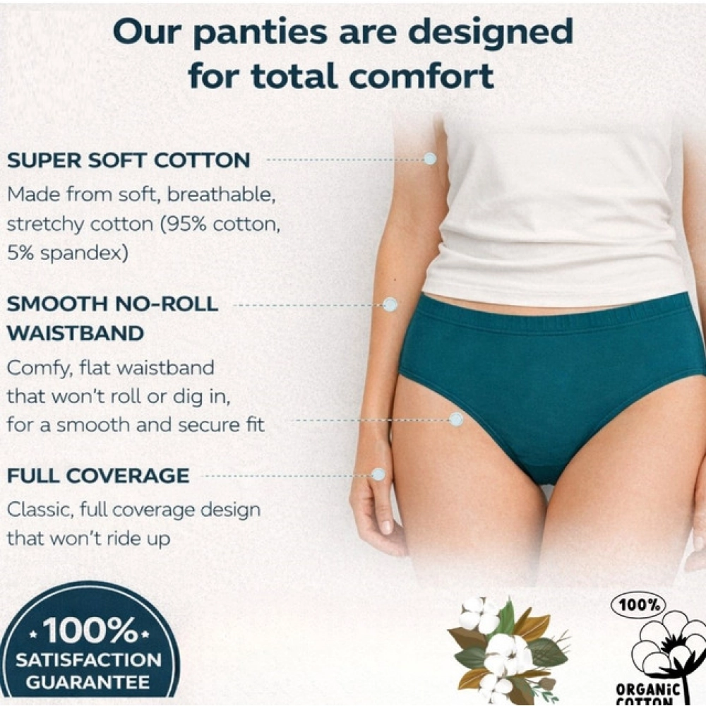 generic pack of 9 women's cotton solid hipster panty (multicolor) generic pack of 9 women's cotton solid hipster panty (multicolor)