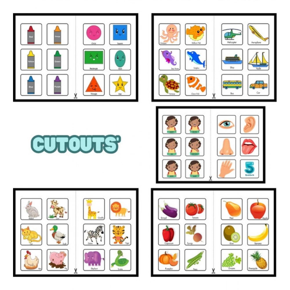 generic montessori busy book – early learning activity set (2–4 years, multicolor) generic montessori busy book – early learning activity set (2–4 years, multicolor)