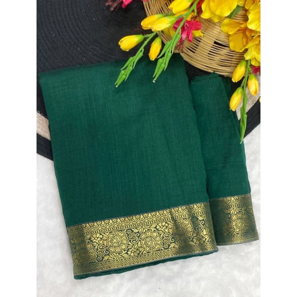 generic women's vichitra silk printed saree with unstitched blouse 5.5mtr (green) generic women's vichitra silk printed saree with unstitched blouse 5.5mtr (green)