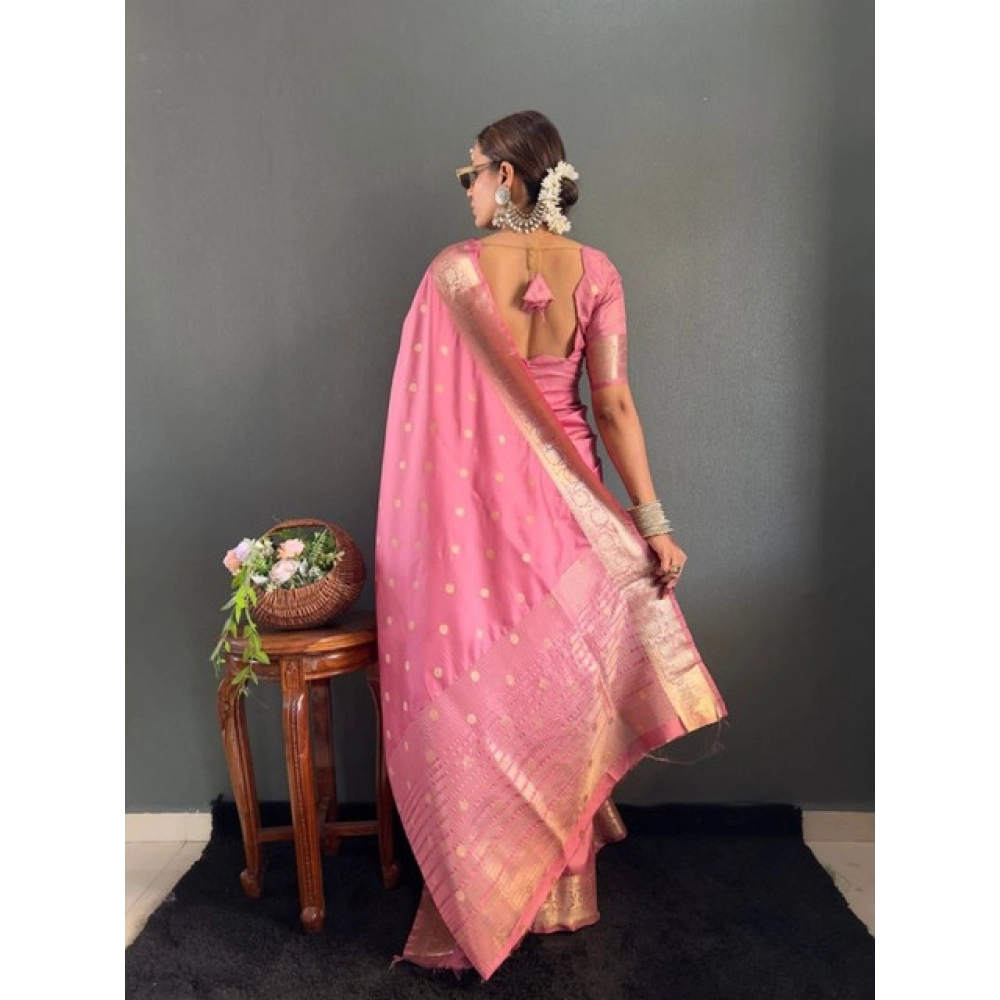 generic women's satin printed saree with unstitched blouse 5.5mtr (pink) generic women's satin printed saree with unstitched blouse 5.5mtr (pink)