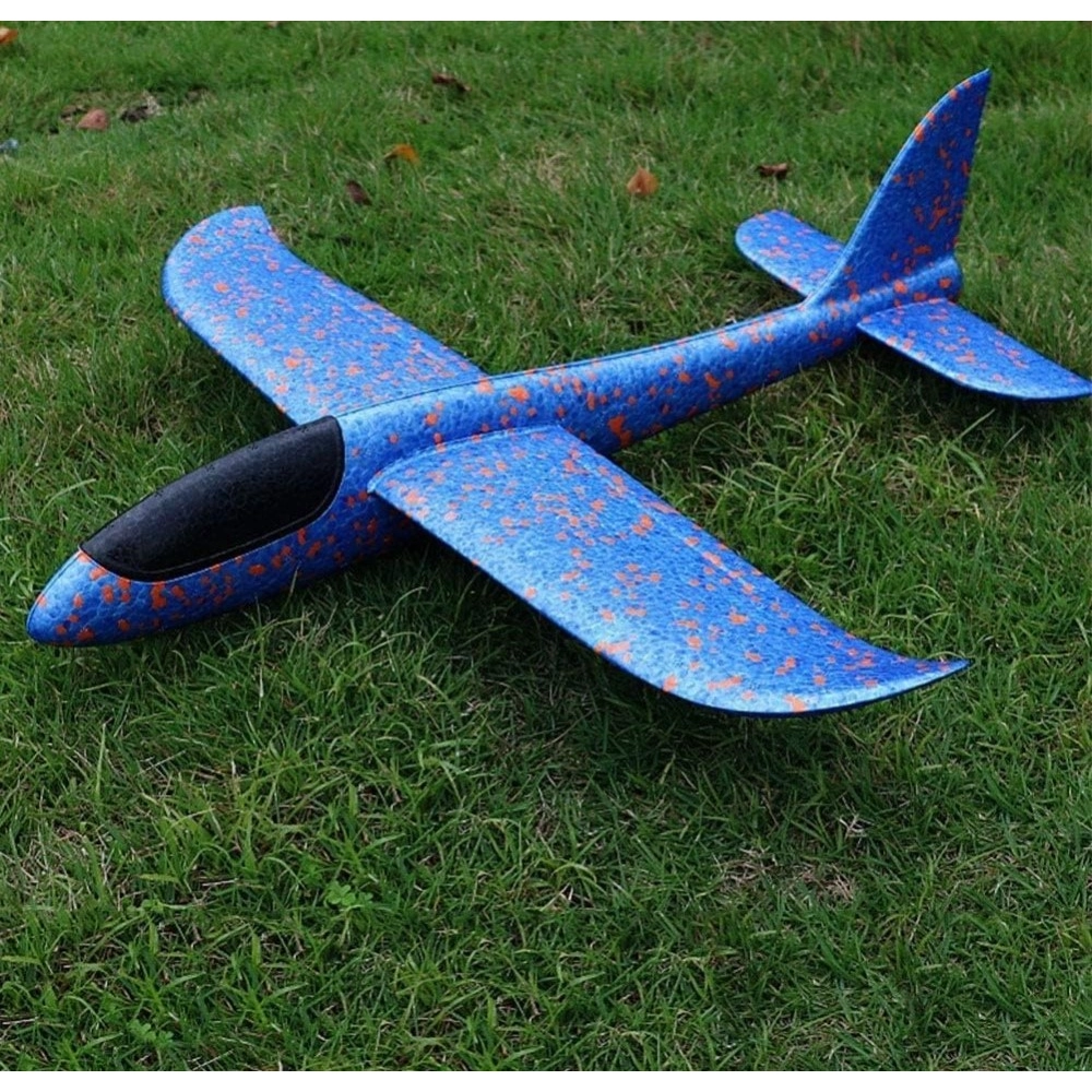 generic epp foam galaxy hand throw flying led glider airplane (blue multicolor) generic epp foam galaxy hand throw flying led glider airplane (blue multicolor)